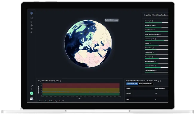 Illustrative dashboard preview for Conflict Risk Scanner